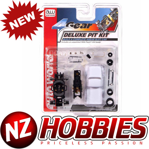 Auto World RDZTRX134 4 Gear Deluxe Pit Kit (1956 Ford F-100 Pickup) Auto World RDZTRX134 4 Gear Deluxe Pit Kit (1956 Ford F-100 Pickup)