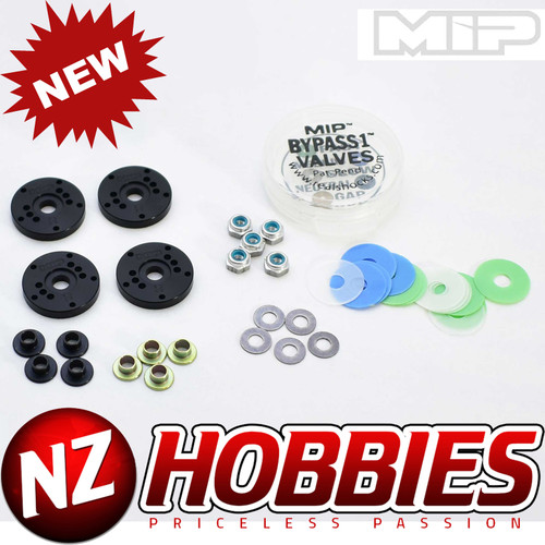 MIP #23405 - MIP Bypass1™ Hi-Flow Piston Kit, 5-Hole x 1.3mm, 1/8th Scale MIP23405