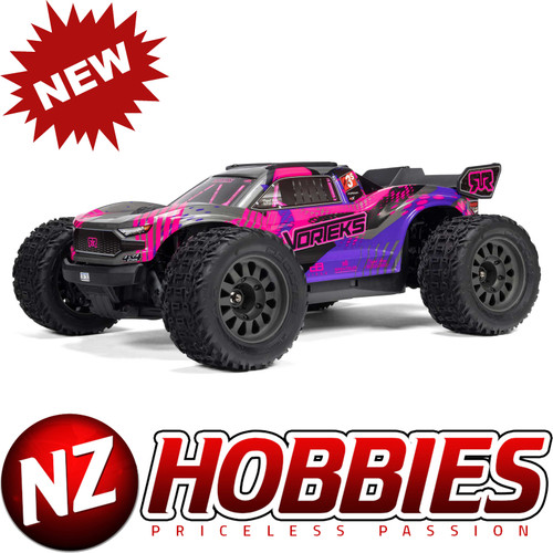 ARRMA 1/10 VORTEKS 223S DSC 4X4 RTR Brushless Stadium Truck, Purple