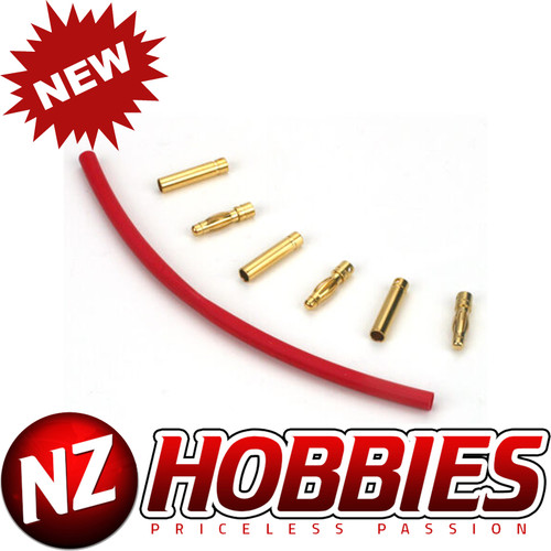 E-Flite EFLA249 Connector: Gold Bullet Set, 4mm (3)