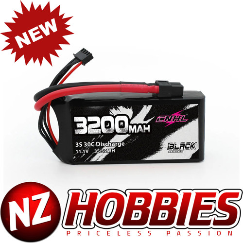 CNHL Black Series 3200mAh 11.1V 30C 3S Shorty Lipo Battery with XT60 Plug