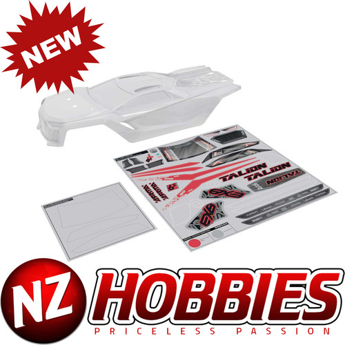 ARRMA TALION 6S BLX CLEAR BODYSHELL (INC. DECALS) # ARA-3405
