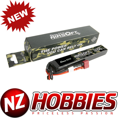 Gens ace 1200mAh 3S 11.1V 25C Airsoft Gun Battery with Dean Plug-New Packaging