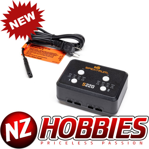 Spektrum SPMXC0220  Accessories S220 AC 2x20W Balance Charger