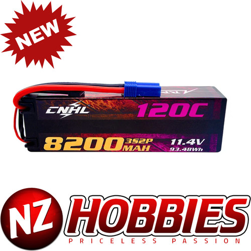 CNHL Racing Series 8200mAh 11.4V HV 3S 120C Lipo Battery with EC5 plug