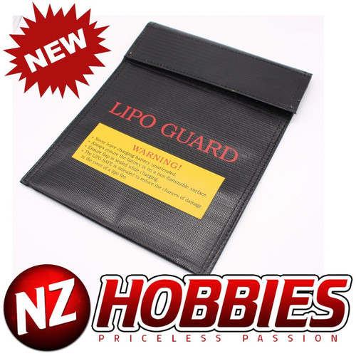 NZHOBBIES Large Lipo Fireproof Safe Charging Sack & Storage Bag : 2S - 6S Lipos