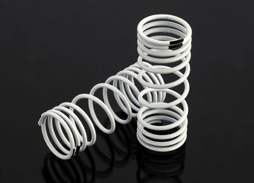 Traxxas 6857 - Springs, front (white) (progressive rate) (2) : Slash 4x4