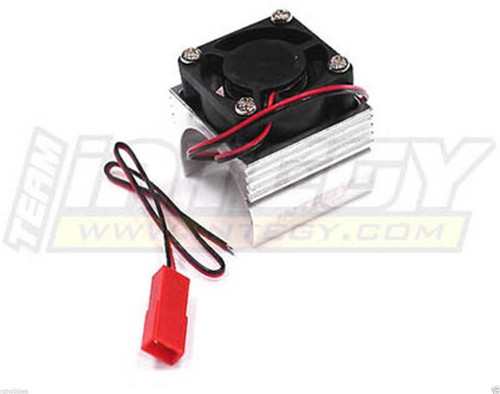 Integy Brushless Motor Heatsink Cooling Fan Silver 1/16 ERevo Slash Summit Rally