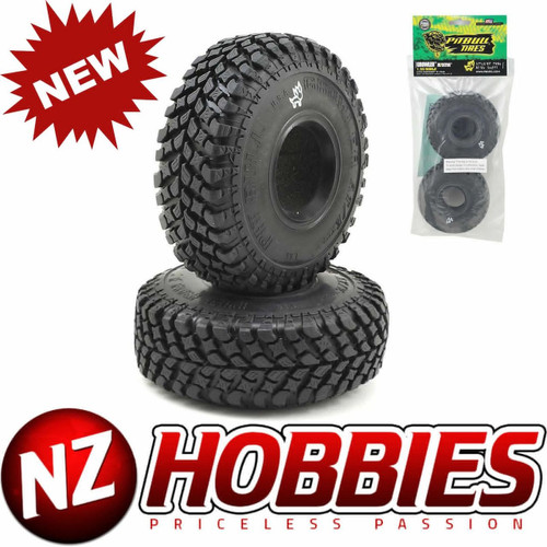 Pit Bull Tires Growler AT/Extra 1.9" Scale Rock Crawler Tires (2) Alien w/Foams