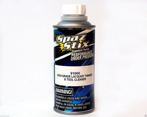 New Spaz Stix SZX91000 High Grade Lacquer Thinner & Airbrush Tool Cleaner 3.5 oz