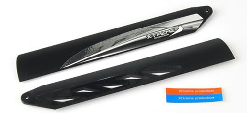 New Xtreme Fast Response Main Blade (Black) for Blade 130X Blade 130 X B130X16-B