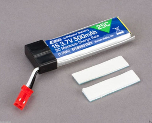 Latest E-Flite 500mAh 1-Cell 3.7V 25C LiPo Battery : UDI U818A UFO # EFLB5001S25