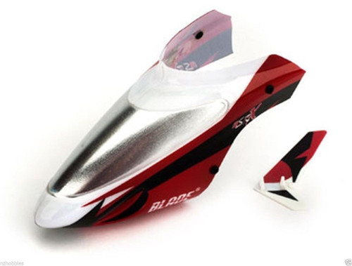 Brand New Blade BLH3218R MSR X Complete Red Canopy w/ Vertical Fin : MSRX