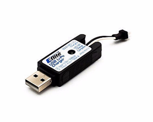 E-flite EFLC1013 1S USB Li-Po Charger, 500mAh High Current UMX