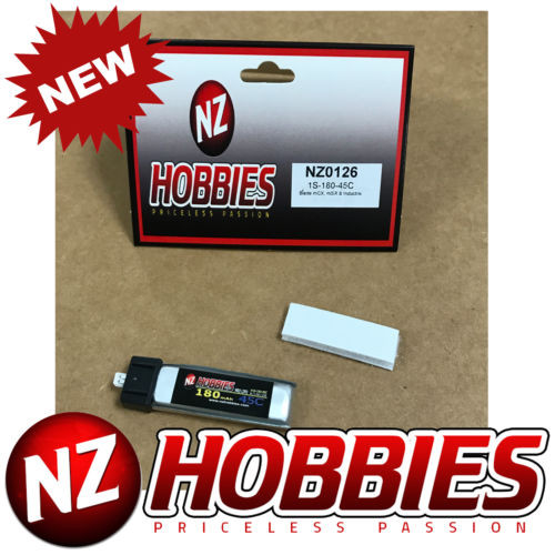 NZHOBBIES 1S 3.7V 180Mah 45C Lipo Battery : Blade Nano CP X MSR MSR X MSRX