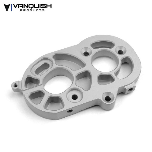 Vanquish VPS08101 SCX10-II MOTOR PLATE CLEAR ANODIZED (RTR VERSION)