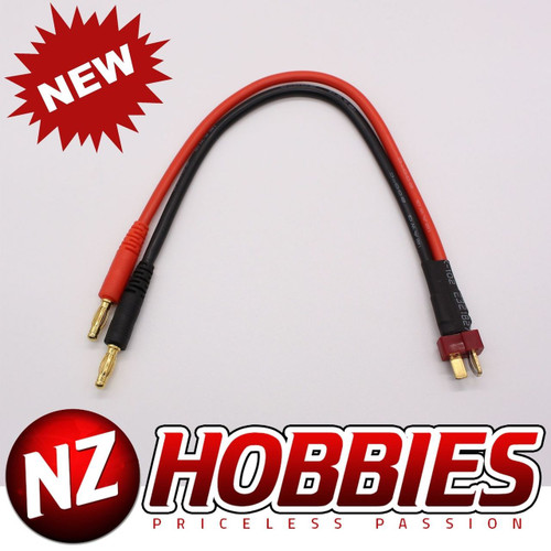 NZHOBBIES Banana Plugs with Deans Type Charging Adapter # NZ0071