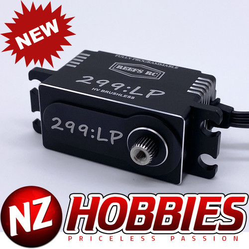 Reef's RC 299LP High Speed High Torque Brushless Waterproof Low Profile HD Servo