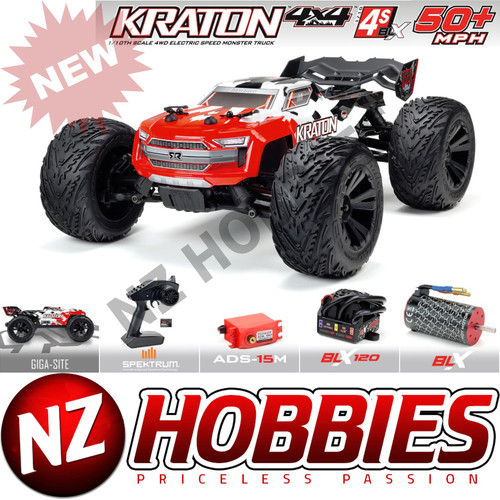 ARRMA 1/10 KRATON 4x4 4S BLX RTR Red # ARA102690