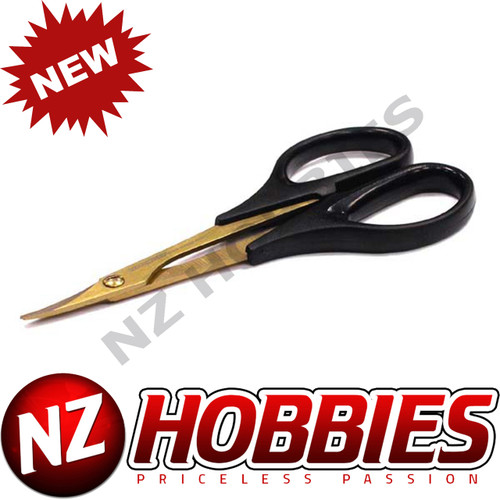 Brand New Integy C23280 Titanium Nitride Lexan Curved Scissor for Plastic Body