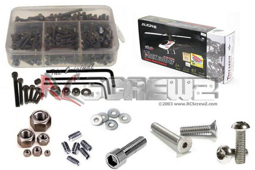 RC Screwz ALG002 Stainless Steel Screw Kit Align TRex 600 Series
