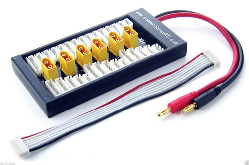 Common Sense Paraboard - Parallel Charging Board : Lipos with XT60 Connectors