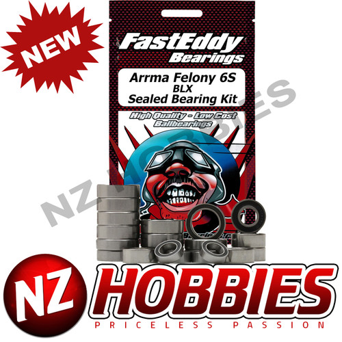 Fast Eddy TFE6311 Arrma Felony 6S BLX Sealed Bearing Kit