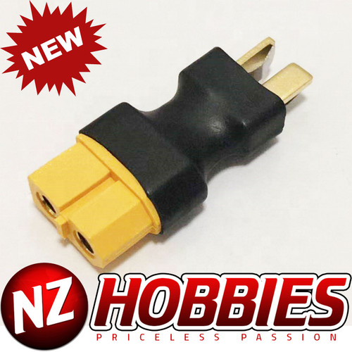 NZH RC XT90 Female to Deans-Type Male Conversion Adapter # NZ-XT90F2DEANSM