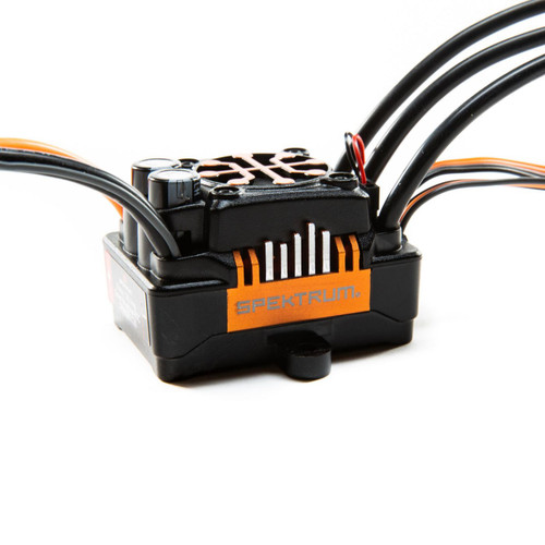 Spektrum SPMXSE1130 ESC Sans Balai 130A – Smart, 2S-4S, Pour Modélisme RC, Multicolore