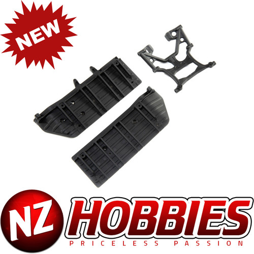 AXIAL AXI231014 Side Plates & Chassis Brace: SCX10III