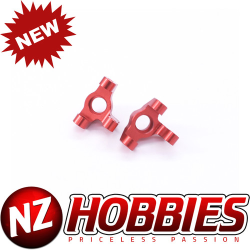 NZH MTII2002 Aluminum Front Steering Knuckles RED Set : Losi Mini T 2.0 2pcs/set