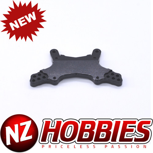 NZH MTII2003 Aluminum Alloy Adjustable Front Damper Mount BLACK : Losi Mini T 2.0