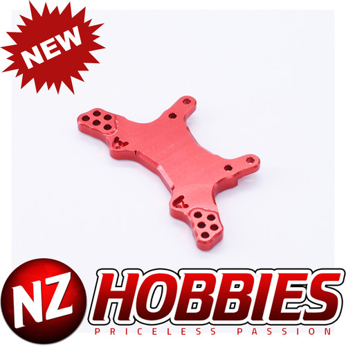 NZH MTII2003 Aluminum Alloy Adjustable Front Damper Mount RED : Losi Mini T 2.0