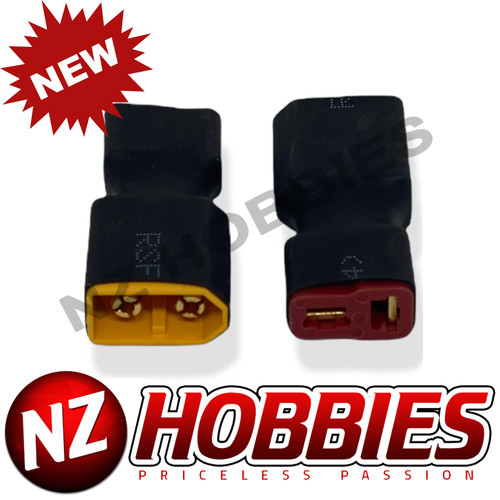NZH RC Deans-type Female to XT90 Male Conversion Adapter # NZ-DEANSF2XT90M