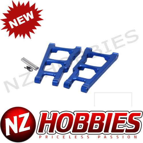 NZH Aluminum Front Suspension A Arms BLUE : Slash 4x4 # NZUP05006_BLUE