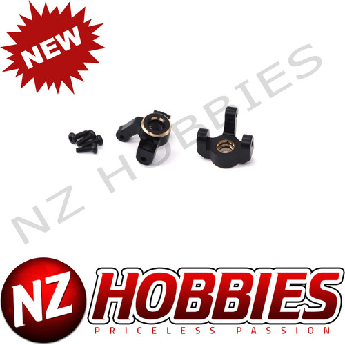 NZ Brass Steering Knuckle : Team AE Enduro24 Crawler Car 2pcs # NZEDR24004
