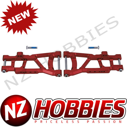 NZH NZSL20009 Aluminum Rear Suspension A-Arms Set RED : 1/10 Traxxas Slash 2WD