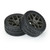 Proline 1/8 Vector S3 Front/Rear 35/85 2.4" Belted Mounted Tires 14mm Gray: Vendetta