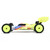 Losi LOS01016T3 Mini-B, Brushed, RTR: 1/16 2WD Buggy, Yellow/White