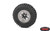 RC4WD RC4ZW0345 Stamped Steel 1.0" Stock Beadlock Wheels (Plain)