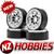 NZH CNC Beadlock Wheels (4pcs) Black/Silver for TRX-4M 1/18 Car # NZTRX4M010