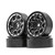 NZH CNC Beadlock Wheels (4pcs) Black/Black for TRX-4M 1/18 Car # NZTRX4M010