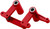 NZ HOBBIES RC Steering BellCranks Drag link RED for Traxxas SLASH / RUSTLER/BANDIT