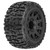 Proline 1/8 Trencher LP F/R 3.8" MT Tires Mounted 17mm Black Raid (2) # PRO1017510 