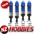 NZ HOBBIES 5862 Big Bore Aluminum BLUE Shocks (4) Slash Stampede Rustler