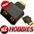 NZ RC QS8 Male to XT60 Female Connectors (2 pc) # NZ-QS8M2XT60F