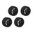 Proline PRO1031610 Fifty6 Foam Tire Mounted on Circuit Black Wheel 8mm Hex (4)