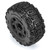 DURATRAX Warthog SC 2.2"/3.0" Off-Road Tires Mounted on Ripper Black 6x30 Removable 12mm Hex Wheels (2) : Slash 2wd & Slash 4x4 Front/Rear # DTX564610