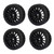 ZD Racing 4PCS RC Car Black Rubber Tires Hex 12mm : 1/12 ZD Racing RX12 Original Tires