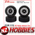 ZD Racing 4PCS RC Car Black Rubber Tires Hex 12mm : 1/12 ZD Racing RX12 Original Tires